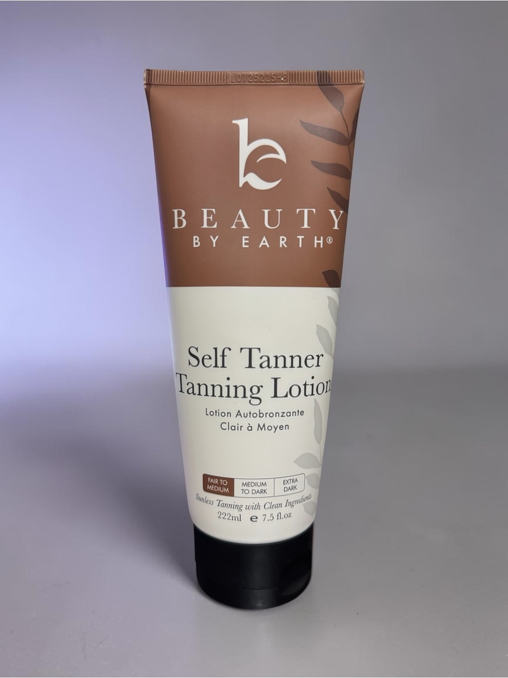 Beauty by Earth Self Tanner Tanning Lotion 7.5 fl.oz Fair to Medium, Sealed NEW